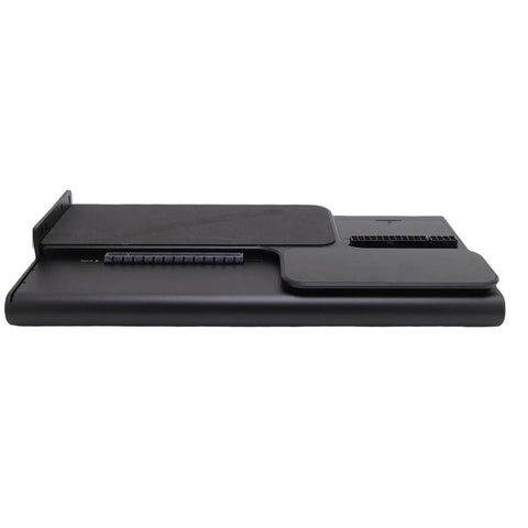 Flex Your Mobile Setup With This Rock Solid Egpu Dock side view, sleek black design, PCIe 4.0 x4 connector, ideal for gaming upgrades.