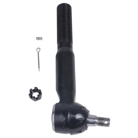4x4 Front Inner Tie Rod And Drag Link Kit For Ford F 250 Super Duty 1999 2004 4WD Upgrade Beefed Up Heavy Duty Replacement For Precise Steering And Off Road Durability, black steel tie rod end with castle nut and cotter pin