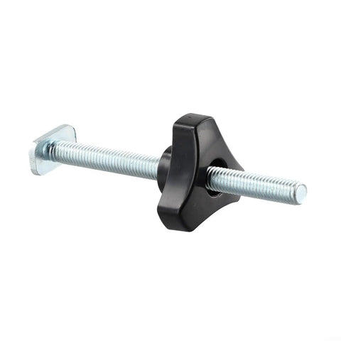 Diy Woodworking M8 T Track Knob Kit With Black Star Handles And Steel Bolts For Secure Clamps Fixtures Jigs And Custom Shop Projects That Are Easy To Handle And Super Reliable. M8 knob with steel bolt and black star handle for T-track clamping