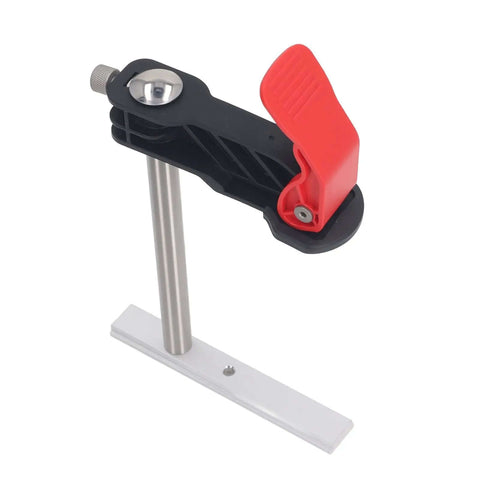Two Pack Hold Down Clamp Set In Stainless Steel With Quick Release Bench Dog Style For Woodworking Non Slip Grip Fits Drilling Tables T Slots