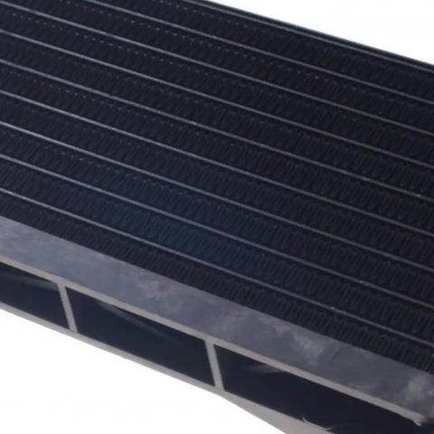 Close-up of Chevy Silverado 1500 Transmission Oil Cooler 1999 2013 Direct Fit Replacement For GM4050111 20880895 OE Grade Durable Oil Cooler grid