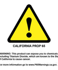 California Prop 65 warning label for Zip Wheel Cut Off Wheel Set 6 Inch By 3 64th Inch By 7 8th Inch Type 1 A60 Grit 25 Pack Heavy Duty Reinforced