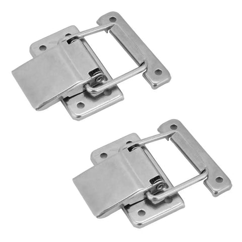 Premium Stainless Steel Spring Latch Toggle Hasp Two Pack Rust Proof Cabinet Locker Door Securing Hardware Durable Heavy Duty Home Security Solution You Gotta Try, two stainless steel spring latches
