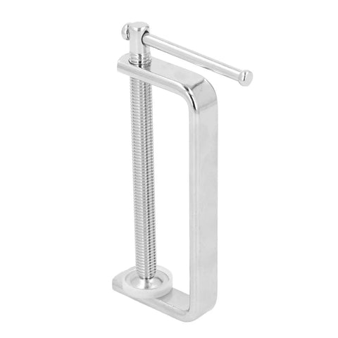 Heavy Duty C Clamp With Steel Construction For Wood And Plastic Projects, Even Pressure Distribution, Anti Slip Pad, 4 Inch Clamping Capacity
