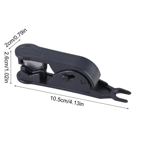 Heavy Duty Nylon And PVC Pipe Cutter Tool For Cutting Quarter Inch Three Eighths Inch And Half Inch Nylon PU PVC Tubing in black