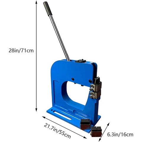 Sweet Deal Manual Sheet Metal Shrinker Stretcher With Bombproof Hardened Jaws And Sure Comfort Grip for custom metal shaping, 28in height.