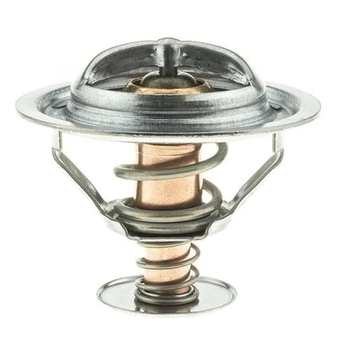Solid Engine Coolant Thermostat Replacement Fits Mitsubishi Eclipse Diamante Models, showcasing metal and copper construction.