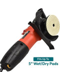 4-Inch Variable Speed Polisher And Grinder Pro Grade 800W 120V Power Tool 1000-4000 RPM Range For Smooth Grind To Shine On Granite
