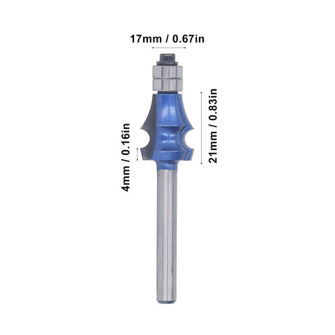 Rock The Shop With This Durable 1/4 Shank Woodworking Router Bit, 1/4in shank, carbide tip, ideal for cutting MDF.