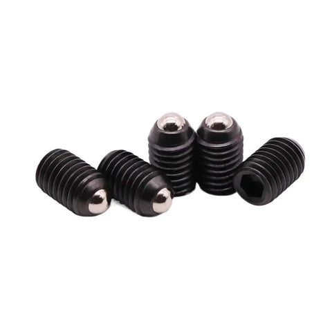 Top Shelf Stainless Steel Spring Ball Plungers Loaded With Hex Drive Snappy Locking Action M8 X 30mm Precision Set Screws