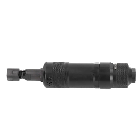 Pro Grade Pneumatic Die Grinder With Precision Machined Chuck Smooth Operator Air Powered Rotary Tool For Tight Spaces intricate grinding head with 3/8 inch collet.