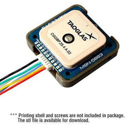 High-Precision GNSS and Magnetic Compass Module for RC Drones and FPV Racing, Multi-Constellation NEO-M9N Receiver with QMC5883L Sensor