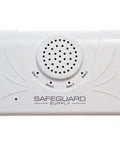Extra Loud Wireless Doorbell Kit With 120dB Siren for busy warehouses, featuring a multifunction transmitter with zone indicators.