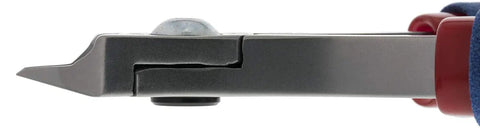 Side view of Cutters With Taper Head Relieved Flush Edges And Standard Handle Made In Usa From High Grade Alloy Steel Hardened To HRC 63.