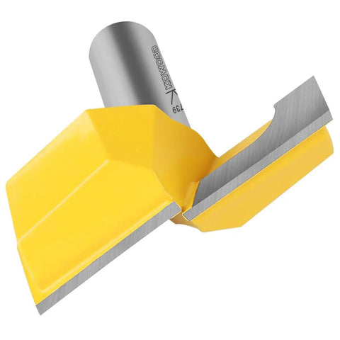 Heavy Duty Pro Grade One Half Inch Shank 2 Inch Diameter Bottom Cleaning Router Bit For Mortising And Spoil Board Surfacing