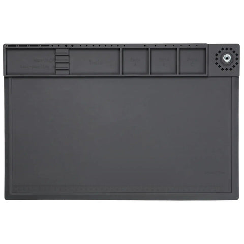 Pro Grade Silicone Soldering Mat With 932 Fahrenheit Heat Resistance, Expanding Repair Area And Magnetic Work Zone