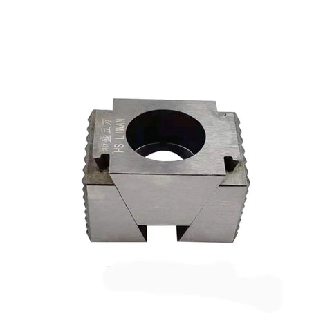 Drop In Ready CNC Fixture Vise With Expansion Clamping Block For Tooth Surface Machining Center, solid metallic block for clamping.