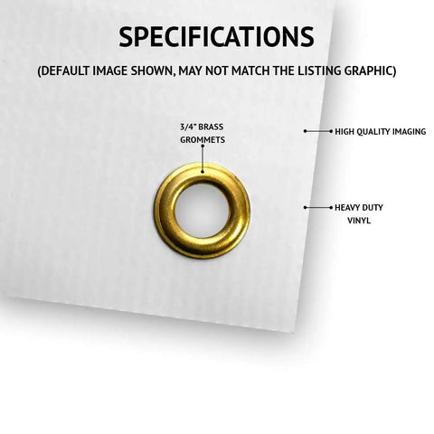 Close-up of grommet and vinyl on 72 Inch Indoor And Outdoor Banner Sign For Tablets Phones And Computers Repair Shops Ad Display 24x72 Heavy Duty