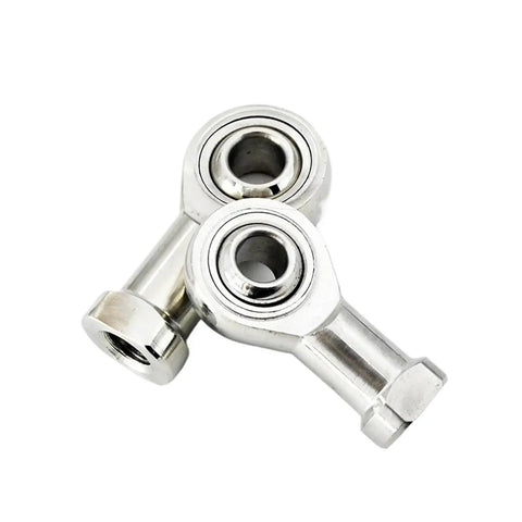 Heavy Duty Rod End Joint Ball Bearings Left Right Thread Anti Rust Food Grade Self Aligning slick moving parts close-up.