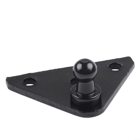 10mm Ball Stud Mounting Bracket Kit for Gas Struts Lift Supports Shocks and Springs 4 Piece Steel Hardware Set triangle bracket