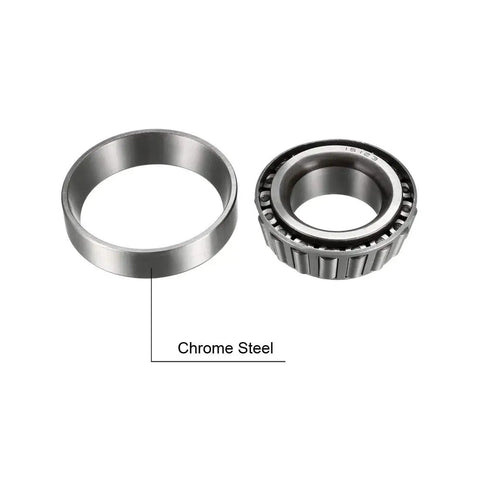 Chrome steel Premium Tapered Roller Bearing Cone And Cup Set 1.25 In Bore 2.4409 In Outer Diameter 0.715 In Width 15123 15245 Series