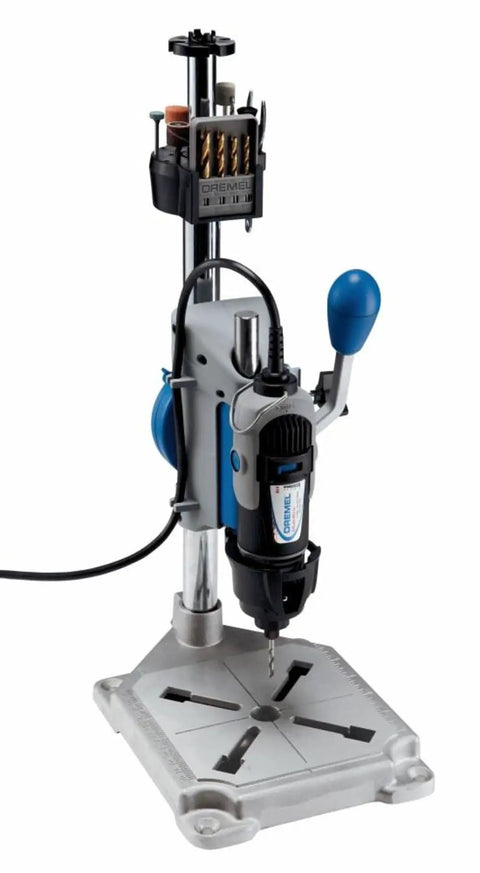 All In One Articulating Drill Press Workstation With 15 Degree Increments 90 Degree Horizontal Tool Holder And Flex Shaft Stand