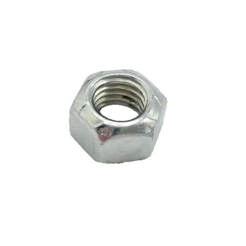 Caliper Retaining Shoulder Bolt and Nut Kit for 10K to 12K Hydraulic Disc Brake Calipers, Chrome Plated Half Inch Thread, Includes 5 Inch Shoulder Bolt, Fits Straight Axles and Torflex 13G 13D Axles, Replacement Hardware for Hydraulic Brake Systems, chrome nut