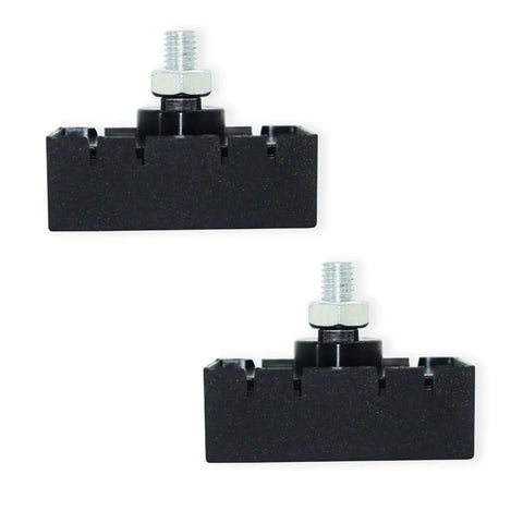 Two black square limit switches for Magnet Switch For Sliding Gate Opener Replacement Magnetic Limits Two Pack Gate Magnets For Home