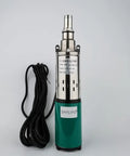 Solar Powered Deep Well Submersible Pump 12V 200W Stainless 3 Inch Screw Pump 2300 Liters Per Hour 1 Inch Outlet Max Head 40 M