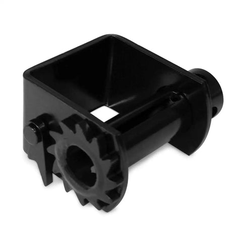 Heavy Duty Weld-On Winches for Flatbed Trailer Pack of 4 with gear detail, powder coated, permanent mount for tough loads.