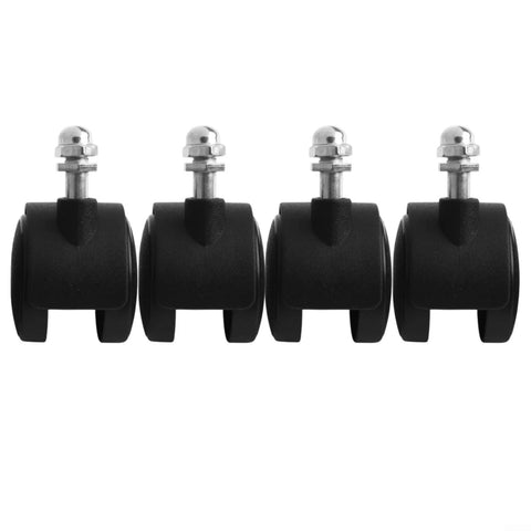 4-pack replacement caster wheels for heaters with 8mm thread for easy installation on electric oil heaters and portable heating units.