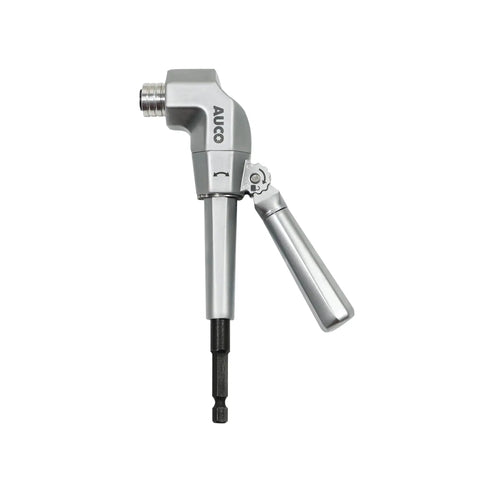Go-To Right Angle Drill Attachment For Cordless Drill And Impact Driver All Metal Body With Steel Gear 500 In-Lbs Max Torque