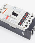Heavy Duty 175 Amp Three Pole Molded Case Circuit Breaker With Solid 35ka Interrupting Power shown from an angle on a white background.