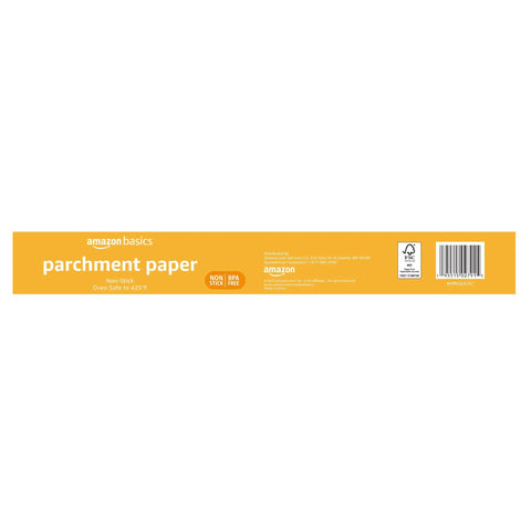 Premium Parchment Paper Roll 90 Square Feet Nonstick Baking Liners 15 Inches Wide Oven Safe Up To 425 Degrees for easy baking.