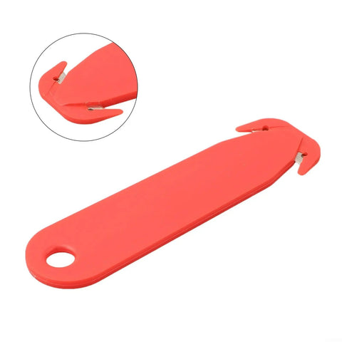 Lightweight Double Edged Utility Cutter with stainless steel blade housing for safe cutting of plastic film paper packaging tape