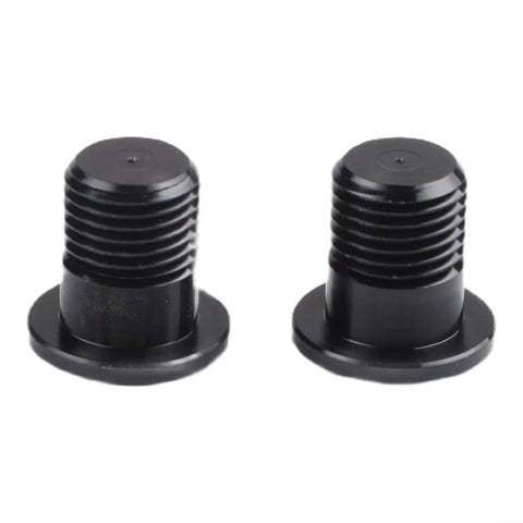 M10x1.0 Rear Derailleur Hanger Bolts 8.5mm Thread, 2 Piece Bike Mounting Screws Aluminum Alloy Black Finish