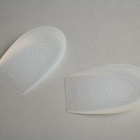 Silicone heel wedges for Knit Achilles Ankle Support Brace For Men And Women With Silicone Inlays And Dual Heel Wedges, Silver