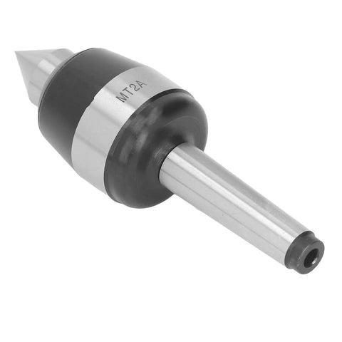 Beefed Up Cnc Lathe Live Center Featuring Quadruple Bearing Assembly For Dead Smooth Operation And Nail On Accuracy At 6000 Rpm Plus Solid As The Rock Mt2a Revolving Support.