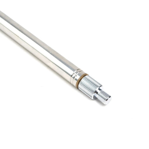 M10 To Three Eighths Inch Twenty Four Thread Adapter Female To Male For Flexible Antenna Mounts, silver, Taiwan-made