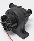 Compact Pwm Water Pump 12 Volt Electric Coolant Circulator features black plastic body and wires, ideal for engine bay cooling.