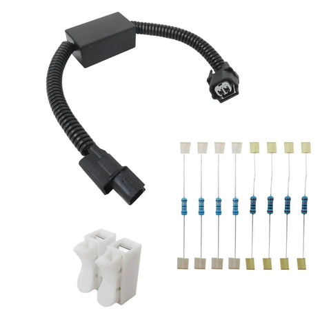 Honda 3.5L V6 VCM Muzzler Harness Disable Kit Replacement With Plug And Play Plugs And Connector Set Plus Comprehensive Resistor Pack From 68 Ohms To 120 Ohms For Easy Install And Tuning