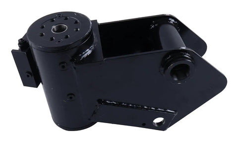 Heavy Duty Hydraulic Platform Rotate Actuator Straight Up Drop In Swap For Boom Lifts with black finish and mounting holes.