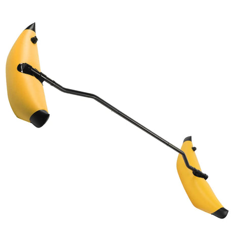Inflatable Kayak Stabilizer Outrigger Kit With Floating Brackets And Guide Rail For Superior Stability On Kayaks And Canoes Yellow