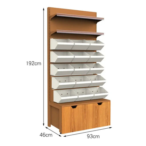 Heavy Duty Seven Tier Steel Storage Rack Featuring Dang Sturdy Wood Shelves For Garage Shop And Pantry Organization That Handles Up To Two Thousand Pounds Without Breaking A Sweat, measuring 192cm tall, 93cm wide, 46cm deep.