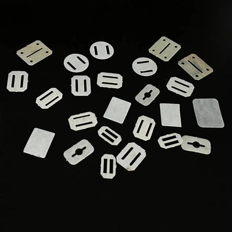 20Pcs RC Plane Hinge Folding Leaf Paper Hinges 25x20mm Aileron Tail Wing Connectors for DIY Model Aircraft, scattered view