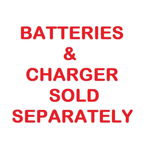 Text indicating batteries and charger sold separately for 18V Cordless Wet Dry Vacuum 6 Gallon Tool Only Battery Not Included One Plus Compatible.