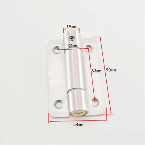 Heavy Duty Stainless Steel 304 Spring Hinge For Partition Doors No Frills Self Closing Kit 10 Pieces With Rust Resistant Finish