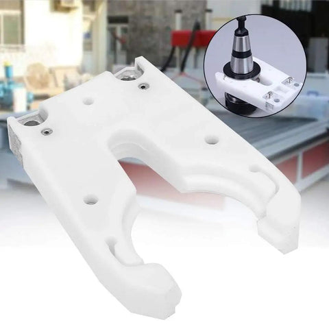 Solid ISO30 Tool Holder Clamp Claw Set For CNC Machining And Mold Shops With Durable Material That Handles Heat and Wear Like A Boss Accurate Size 5 Pack white clamp component with precision design