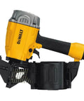 15 Degree Coil Framing Nailer DWF83C with lightweight ergonomics, industrial grade toughness, visible recoil dampening engine system