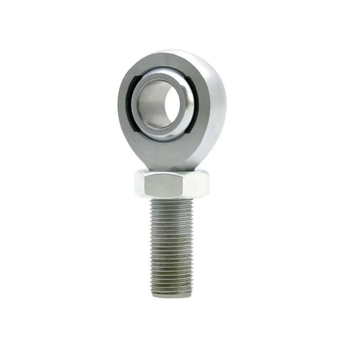 Premium Male Heim Joint With Both Right And Left Thread Rod End Bearing, steel construction, self-aligning design for steering.